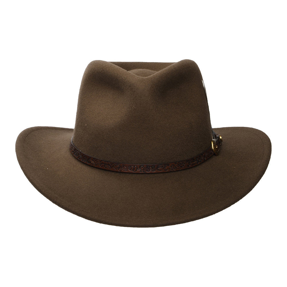 Chapeau de Cowboy en Laine Feutrée Hydrofuge Norbeck noisette STETSON