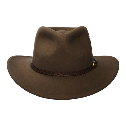 Chapeau de Cowboy en Laine Feutrée Hydrofuge Norbeck noisette STETSON