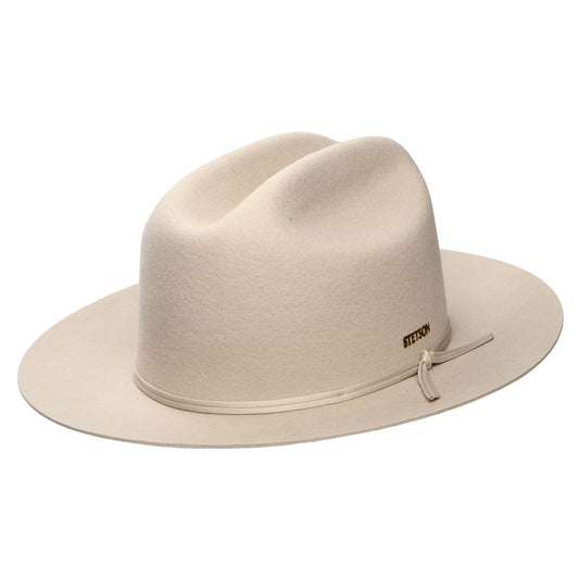 Chapeau de Cowboy Western en Feutre de Laine et Cachemire Ten Sleep beige clair STETSON