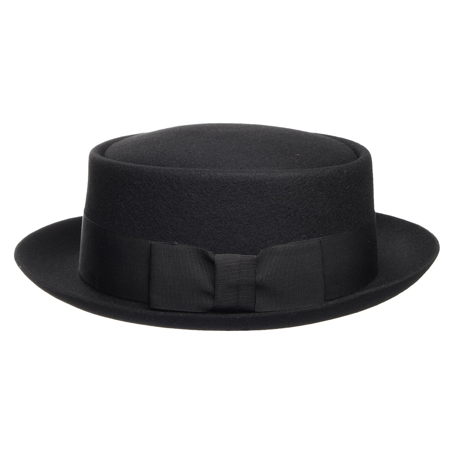 Chapeau Pork Pie en Laine Feutrée noir CHRISTYS
