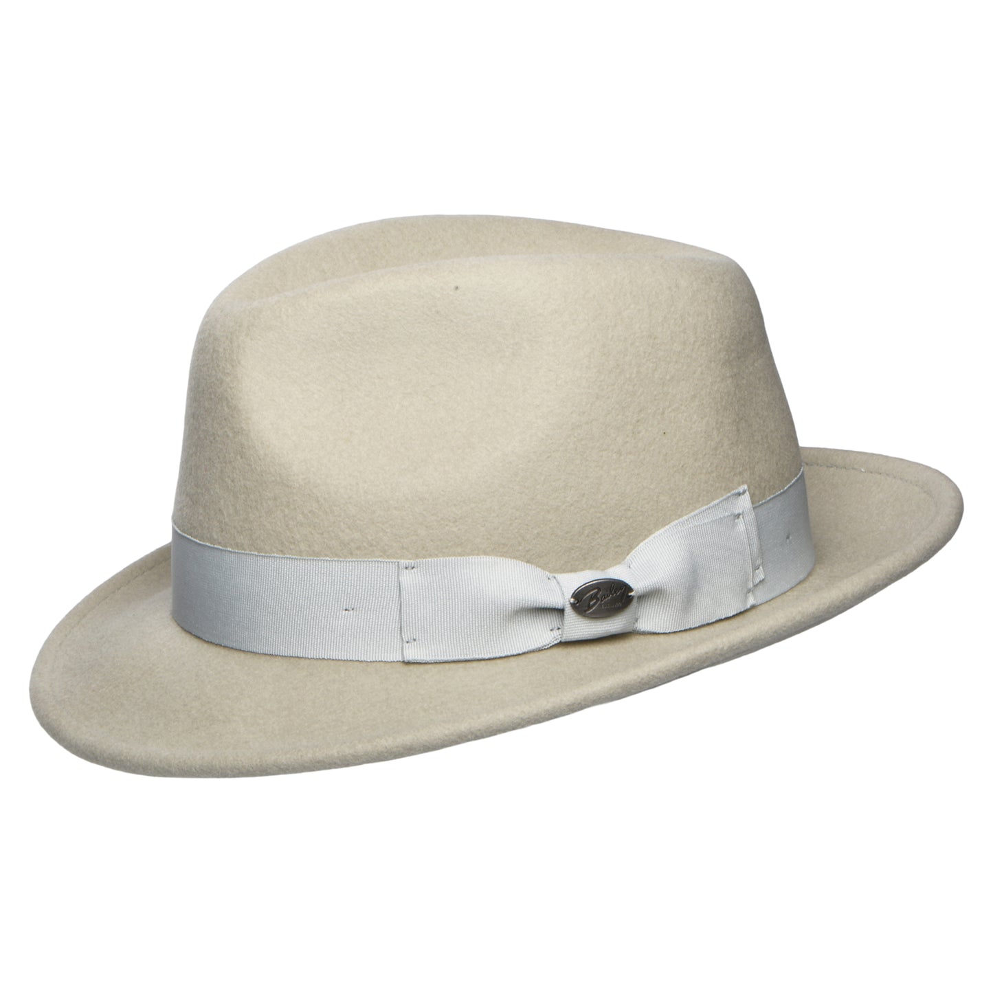 Chapeau Trilby en Laine Feutrée Maglor gris clair BAILEY
