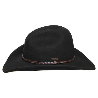 Chapeau de Cowboy en Laine Feutrée Hydrofuge Oklahoma noir STETSON
