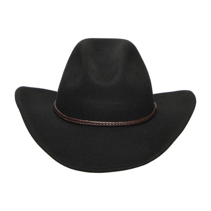 Chapeau de Cowboy en Laine Feutrée Hydrofuge Oklahoma noir STETSON