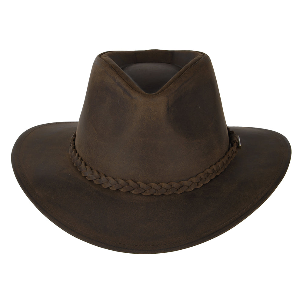 Chapeau de Cowboy en Cuir de Buffle marron STETSON