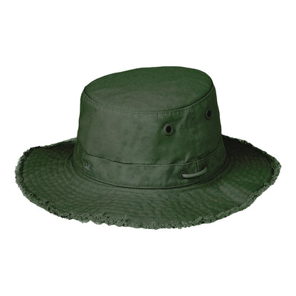 Chapeau Été en Coton T3 Fringe Wanderer vert sapin TILLEY
