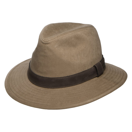 Chapeau Fedora Safari Hydrofuge Traveller sable STETSON
