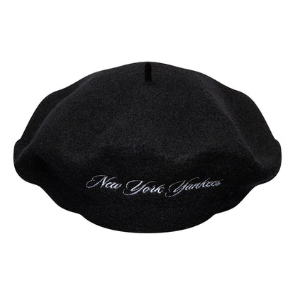 Béret Wool Script New York Yankees noir-blanc NEW ERA