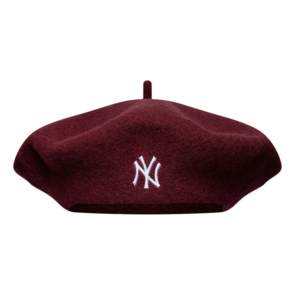 Béret Wool Script New York Yankees bordeaux-blanc NEW ERA