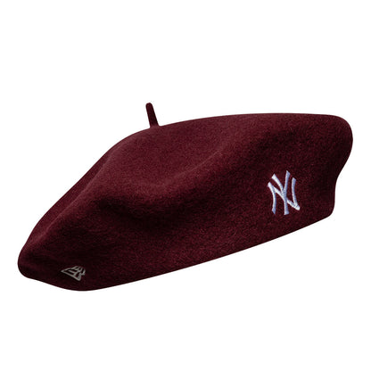 Béret Wool Script New York Yankees bordeaux-blanc NEW ERA
