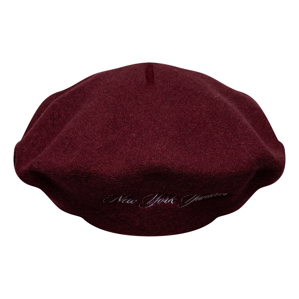 Béret Wool Script New York Yankees bordeaux-blanc NEW ERA