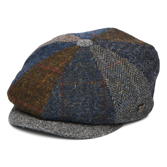 Casquette Gavroche en HARRIS TWEED Lewis II multicolore FAILSWORTH