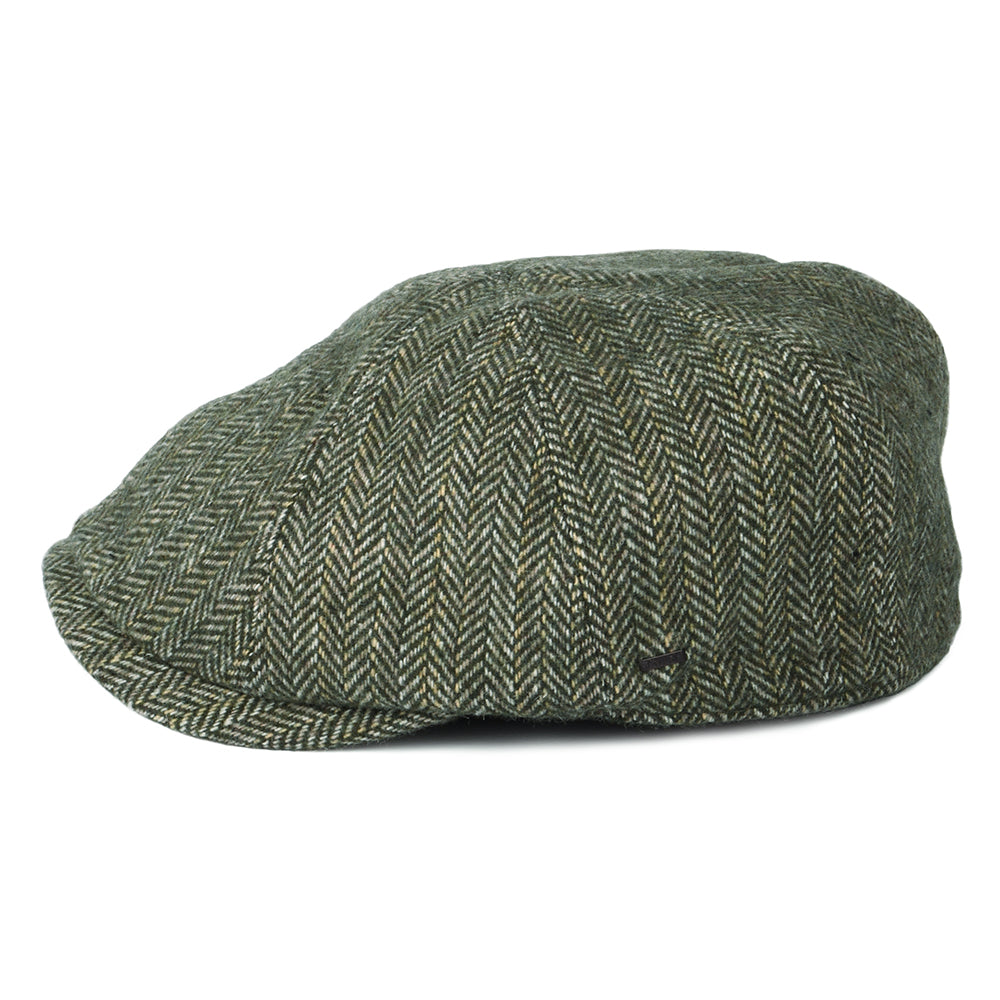 Casquette Gavroche en Laine Mélangée Arley olive-crème-marron BAILEY