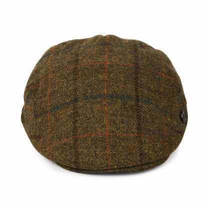 Casquette Plate Hydrofuge à Carreaux Gamekeeper marron-rouille-bleu FAILSWORTH