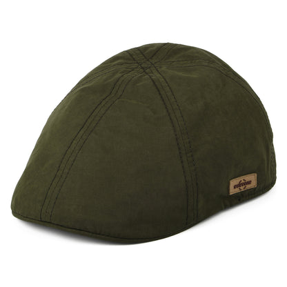 Casquette Plate Bec-de-Canard en Coton Ciré olive STETSON