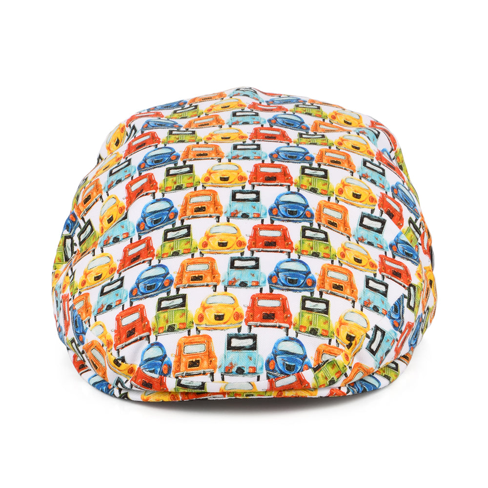 Casquette Plate en Coton Voitures Anciennes multicolore CITY SPORT