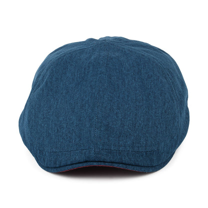 Casquette Plate Bec-de-Canard en Coton Porto bleu sarcelle-rouge FAILSWORTH
