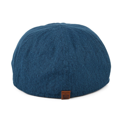 Casquette Plate Bec-de-Canard en Coton Porto bleu sarcelle-rouge FAILSWORTH