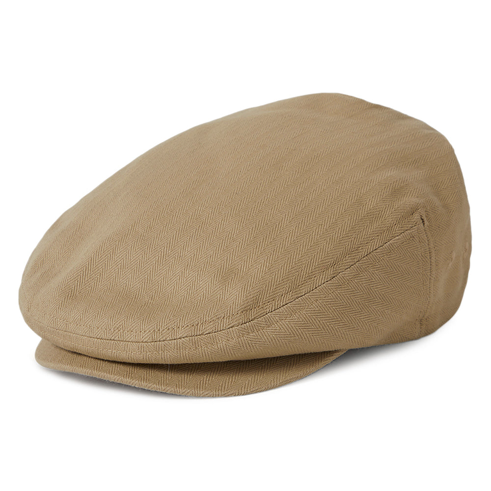 Casquette Plate Légère à Chevrons Hooligan khaki-sable BRIXTON