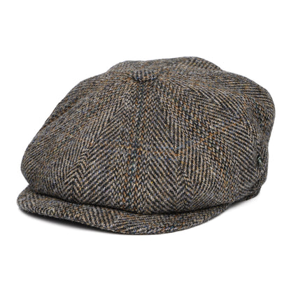 Casquette Gavroche en HARRIS TWEED Arthur multicolore CITY SPORT