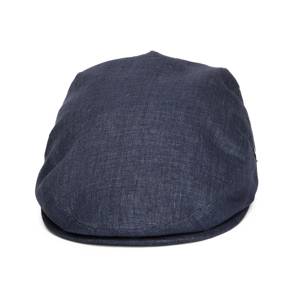 Casquette Plate en Lin Léger denim foncé CITY SPORT