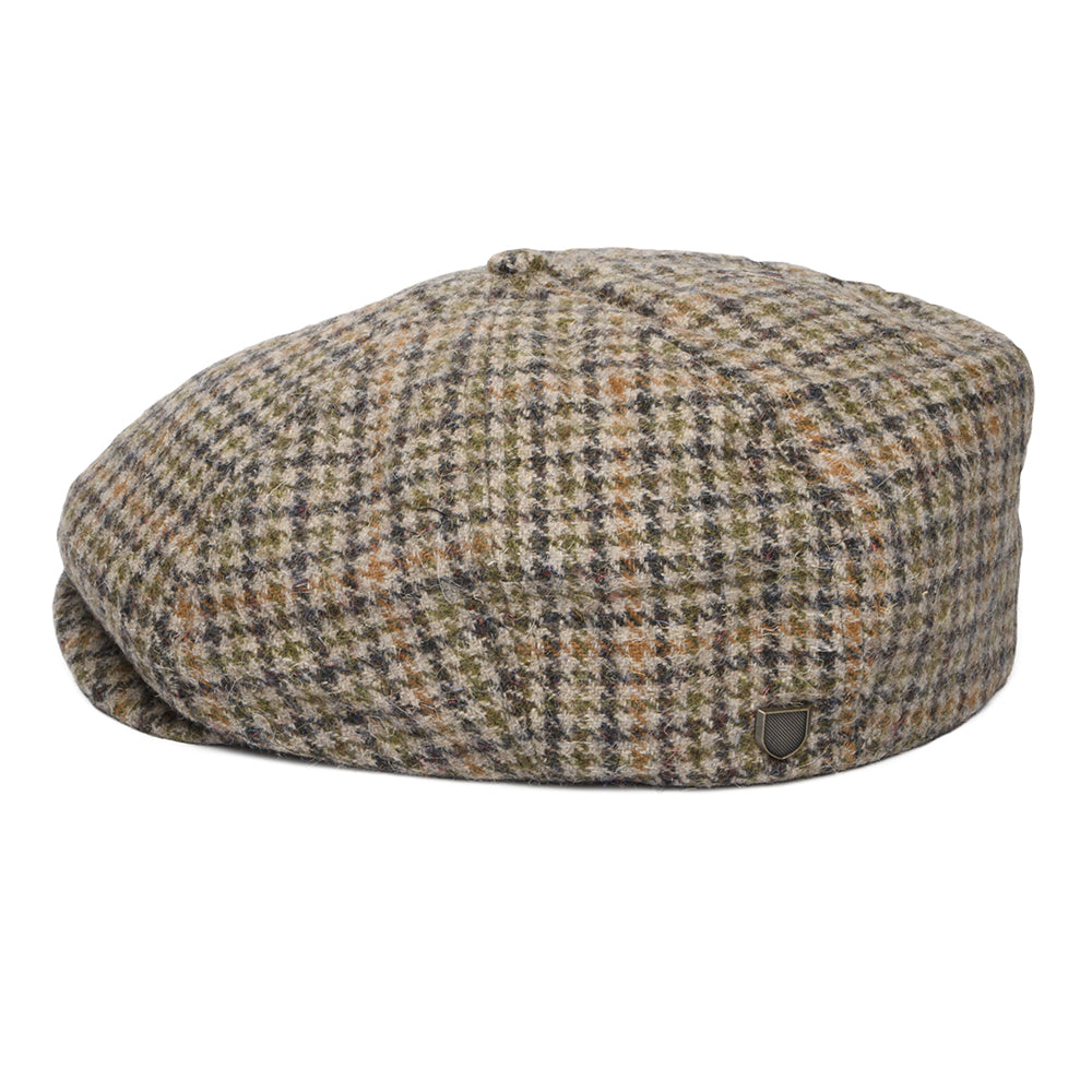 Casquette Gavroche Pied-de-Poule Brood avoine-anthracite BRIXTON