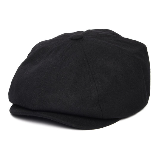 Casquette Gavroche en Flanelle Brood noir BRIXTON