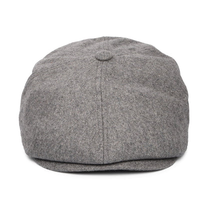 Casquette Gavroche en Flanelle Brood gris chiné foncé BRIXTON