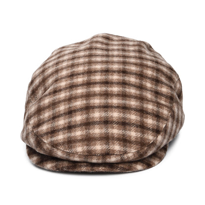 Casquette Plate à Carreaux Hooligan sable-marron BRIXTON