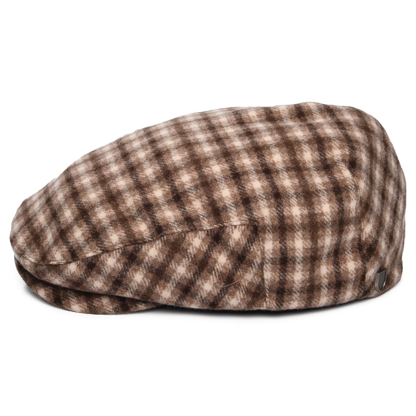 Casquette Plate à Carreaux Hooligan sable-marron BRIXTON