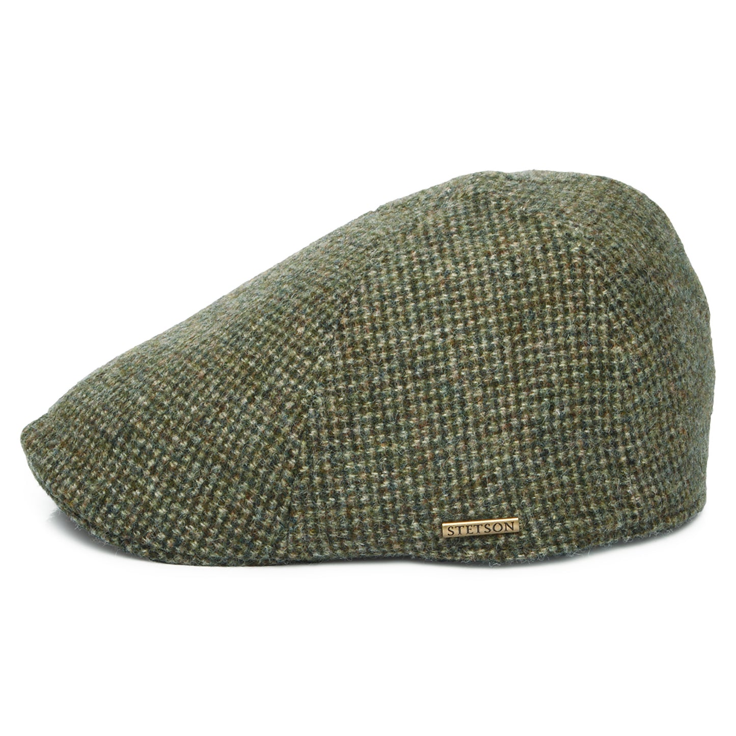 Casquette Plate Bec-de-Canard en Laine Texas olive STETSON