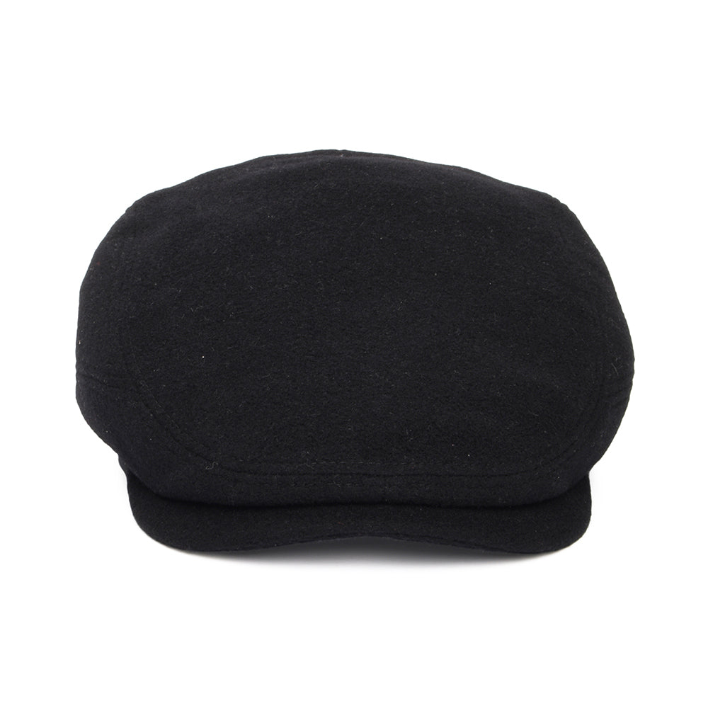 Casquette Plate en Laine et Cachemire Driver noir STETSON