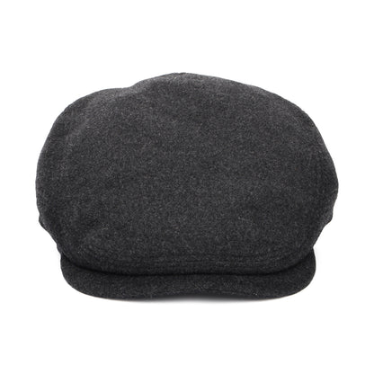 Casquette Plate en Laine et Cachemire Driver anthracite STETSON
