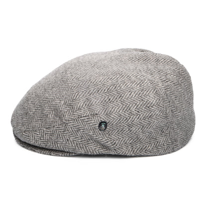 Casquette Plate en Laine Mérinos Bio Hydrofuge gris clair CITY SPORT