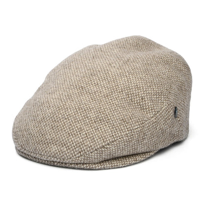 Casquette Plate en Laine Mérinos Bio marron clair CITY SPORT