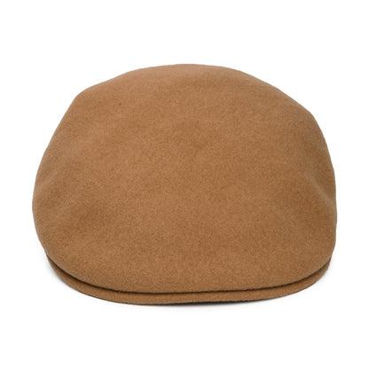 Casquette Plate 504 en Laine toffee KANGOL