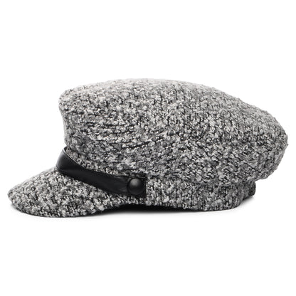 Casquette Gavroche en Bouclette Donna gris SCALA