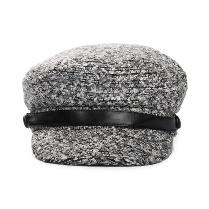 Casquette Gavroche en Bouclette Donna gris SCALA