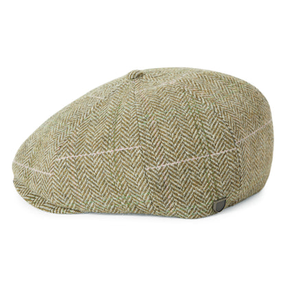 Casquette Gavroche Légère à Chevrons Brood vert-sable-rose BRIXTON