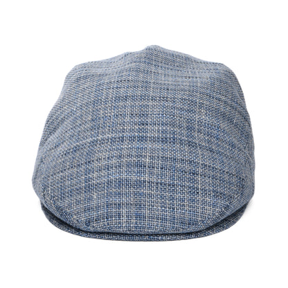 Casquette Plate en Lin et Coton Texturé bleu CITY SPORT
