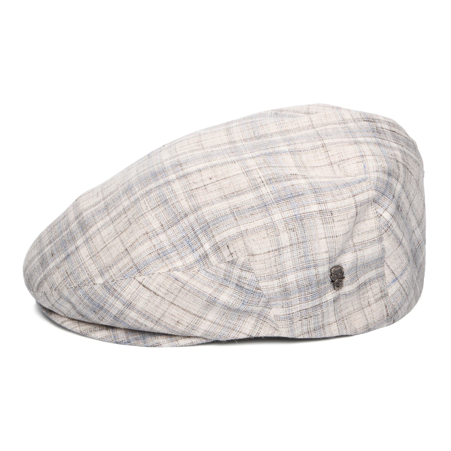 Casquette Plate en Lin Eton pierre-bleu clair CITY SPORT