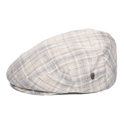 Casquette Plate en Lin Eton pierre-bleu clair CITY SPORT