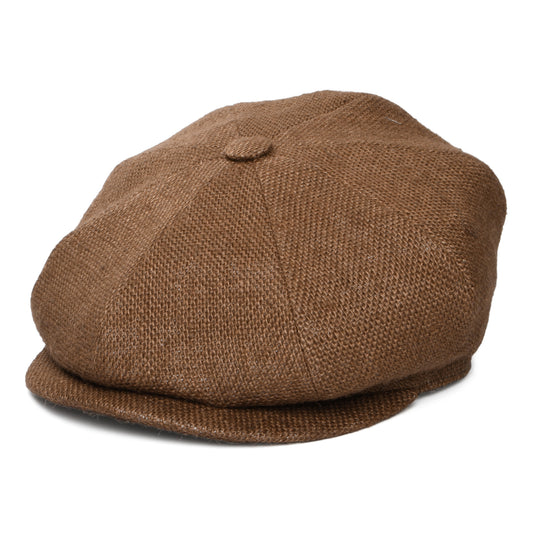 Casquette Gavroche en Jute taupe CITY SPORT