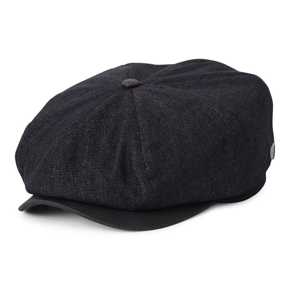 Casquette Gavroche Ample Brood Flannel denim noir-noir BRIXTON