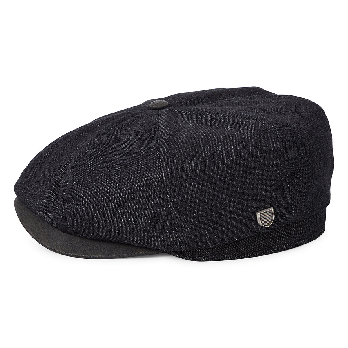 Casquette Gavroche Ample Brood Flannel denim noir-noir BRIXTON