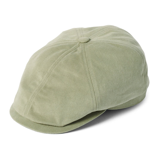 Casquette Gavroche Hudson en Toile de Coton sauge-khaki FAILSWORTH