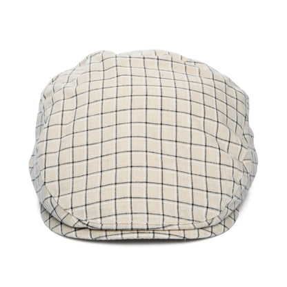 Casquette Plate en Coton et Lin Liam beige BAILEY