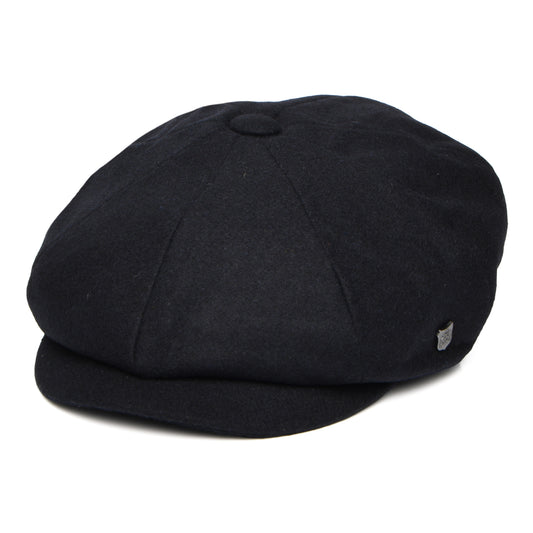 Casquette Gavroche en Melton Italien Gino bleu marine FAILSWORTH