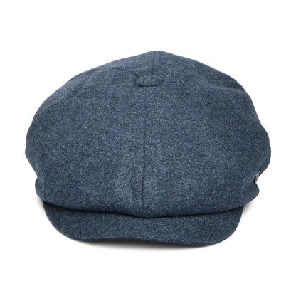 Casquette Gavroche en Melton Italien Gino bleu denim FAILSWORTH