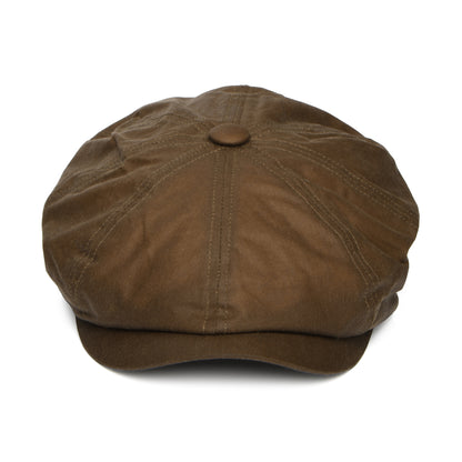 Casquette Gavroche en Coton Ciré Britannique Alfie café FAILSWORTH