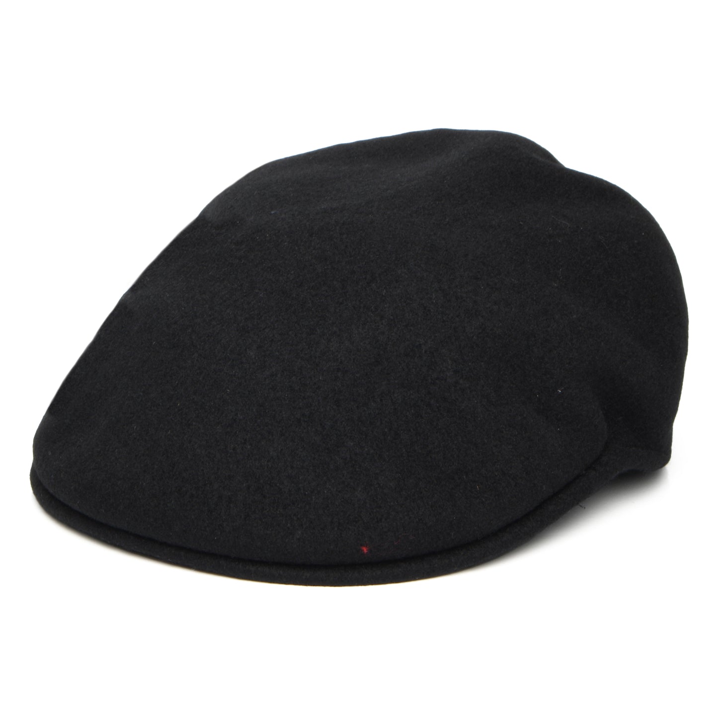 Casquette Plate en Laine 504 noir-doré KANGOL